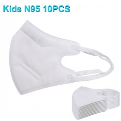 10 PCS CE Certifié Enfants KN95 n95 Respirant Protection Antipoussière Antiviral Anti-buée